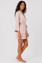 Piped-Trim Modal Robe
