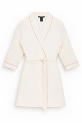 Piped-Trim Modal Robe