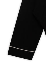 Piped-Trim Modal Robe