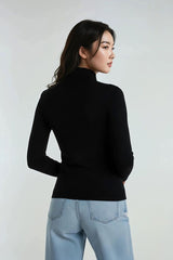 Long-Sleeve Turtleneck Sweater