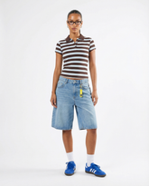 Striped Collared Top