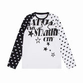 CapCabin “Starry City Contrast Raglan Tee”
