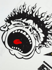 Hellstar Records Hollywood Screaming Face White Tee