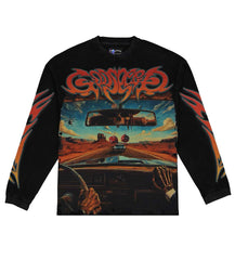Godspeed On The Run L/S Tee Washed Black