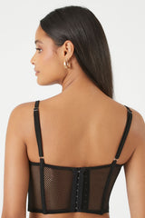 Mesh Cropped Bustier Cami