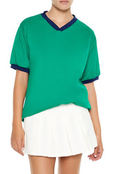 V-Neck Ringer Jersey