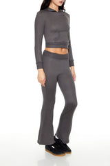 Mid-Rise Straight-Leg Pants
