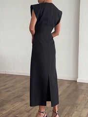 Fashion Dress欧美女士连衣裙时尚镂空收腰优雅修身长裙度假