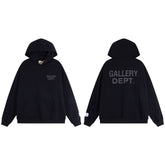 Gallery Dept. Tonal Logo Pullover Hoodie – Black
