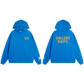 Gallery Dept. Front & Back Logo Pullover Hoodie – Royal Blue