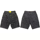 Guapi Vintage Stars Denim Shorts「满印星星刺绣牛仔短裤」