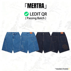 Mertra Bigstep Jorts 「刺绣牛仔短裤」