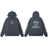 Gallery Dept. Charcoal French Gothic Logo Hoodie
