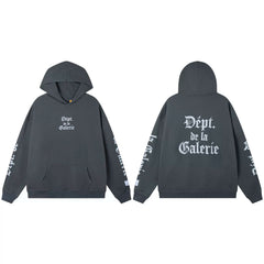 Gallery Dept. Charcoal French Gothic Logo Hoodie