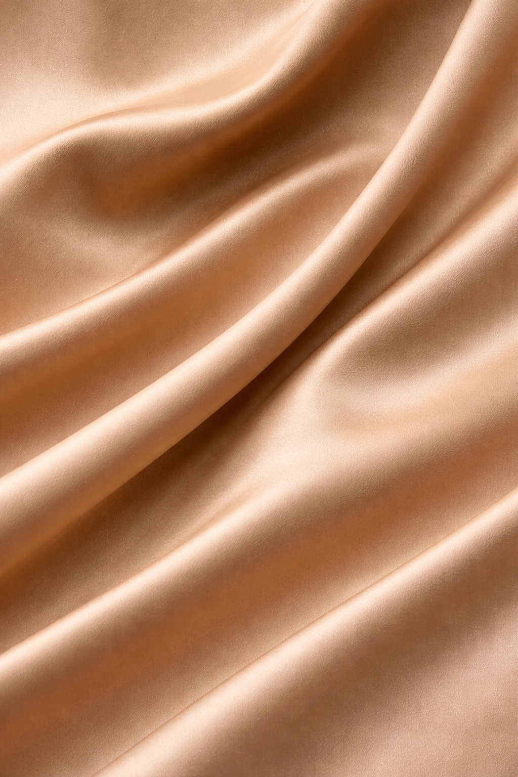 Ruched Satin Midi Dress With High Slit