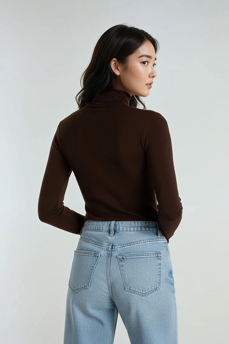 Long-Sleeve Turtleneck Sweater