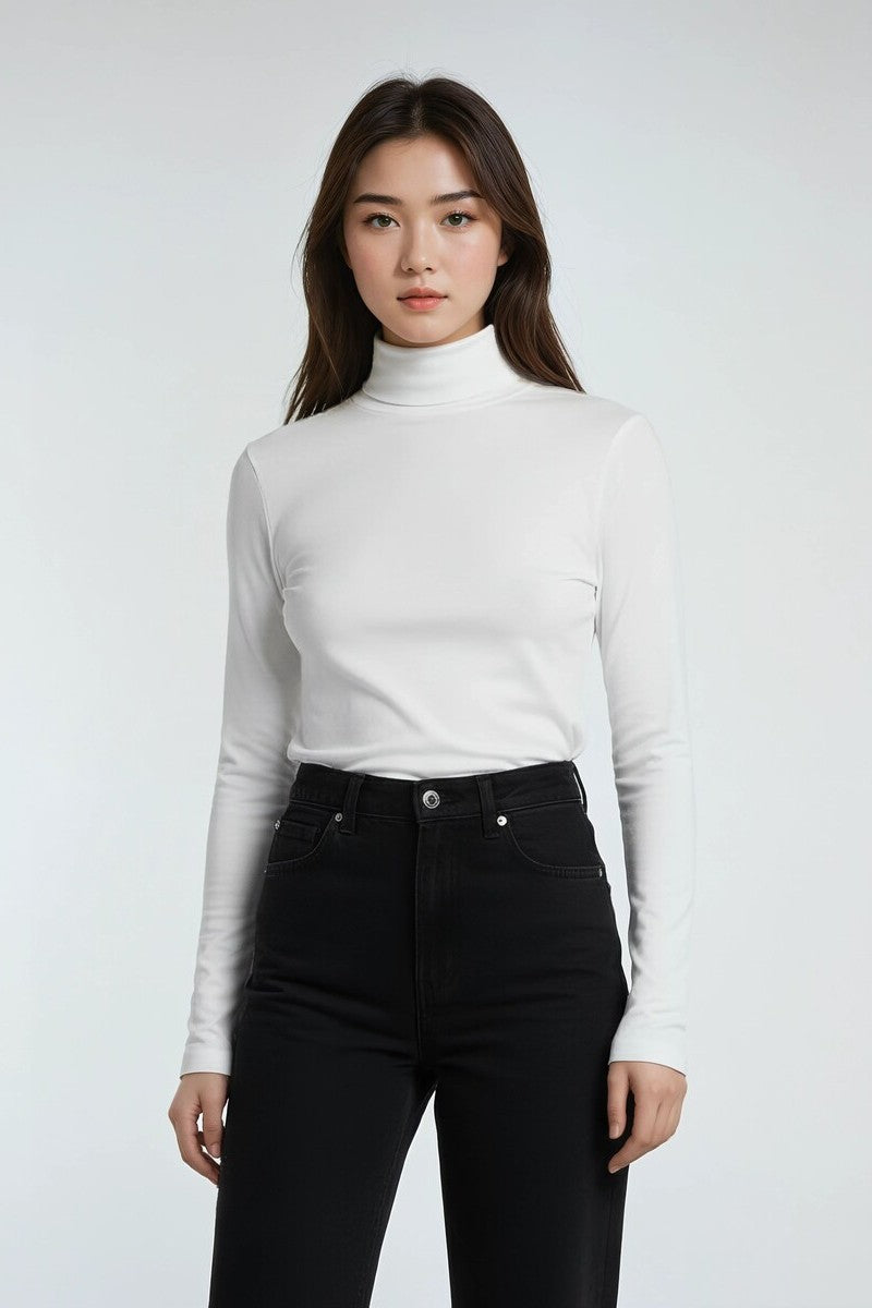 Long-Sleeve Turtleneck Sweater