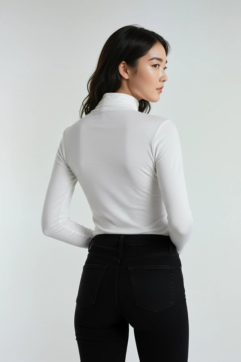 Long-Sleeve Turtleneck Sweater