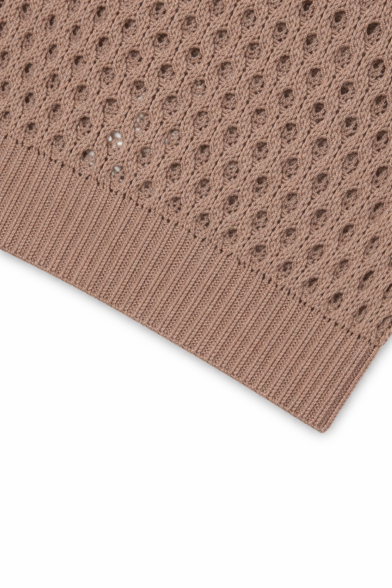 Open-Knit Crochet Sweater