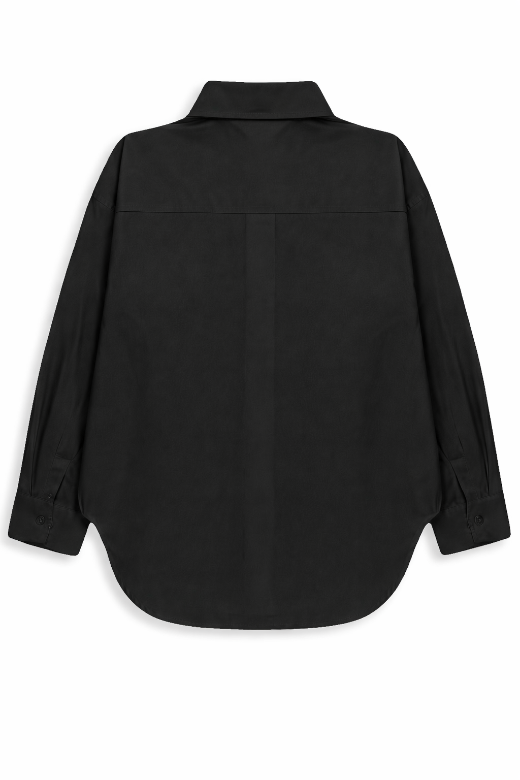 Long Sleeve Oversized Poplin Top