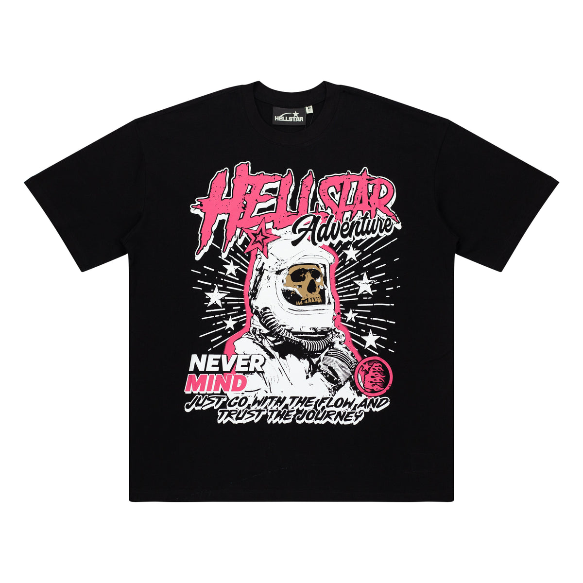 Hellstar Adventure Astronaut Skull Black Tee