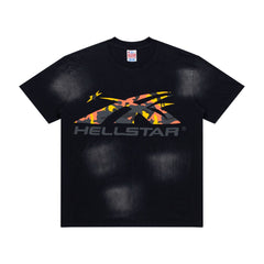 Hellstar Studios Camo Arrow Logo Vintage Tee
