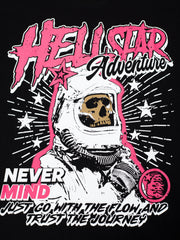 Hellstar Adventure Astronaut Skull Black Tee