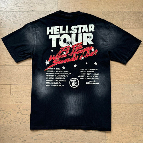 Hellstar Records Flame Tee & Shorts Set