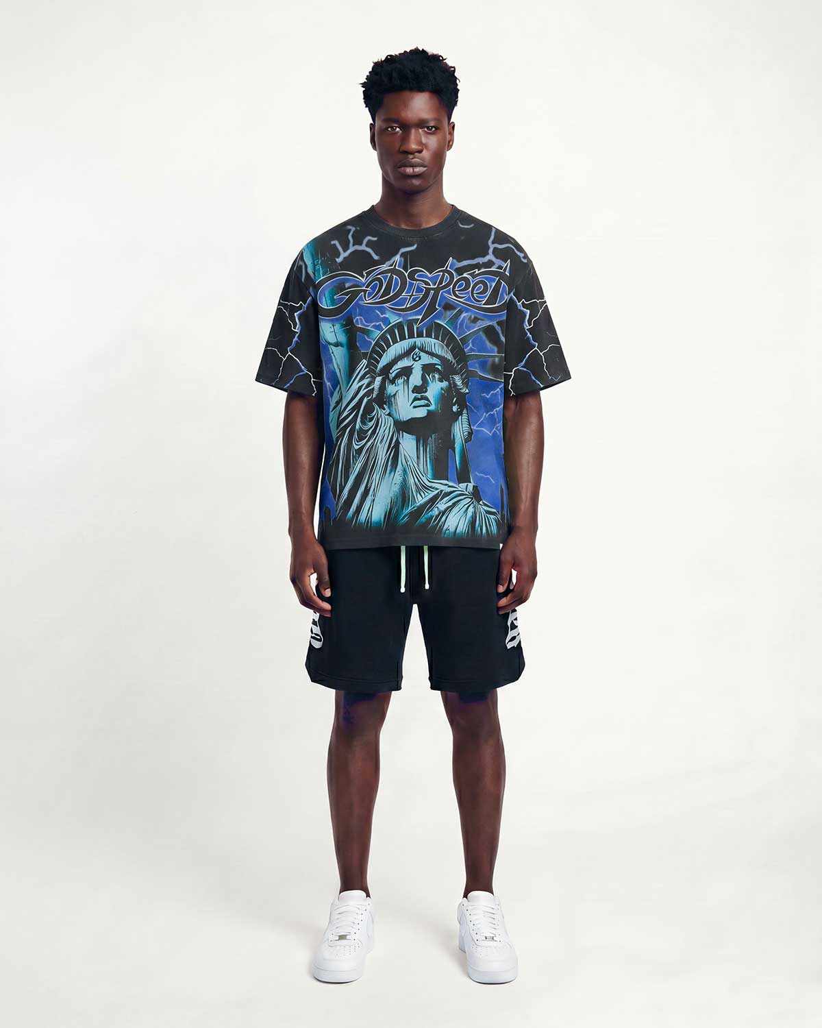 Godspeed Voltage Tee Black/Blue