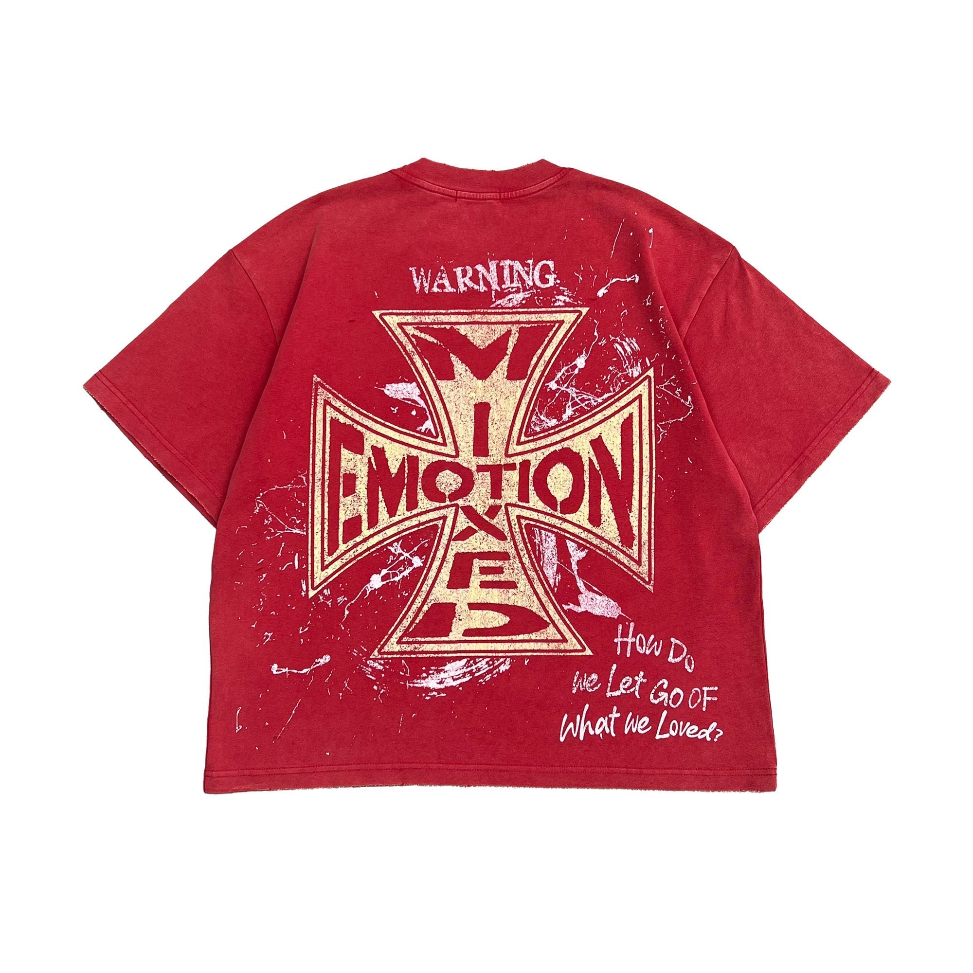 Mixed Emotions Red “Crimson” Tee