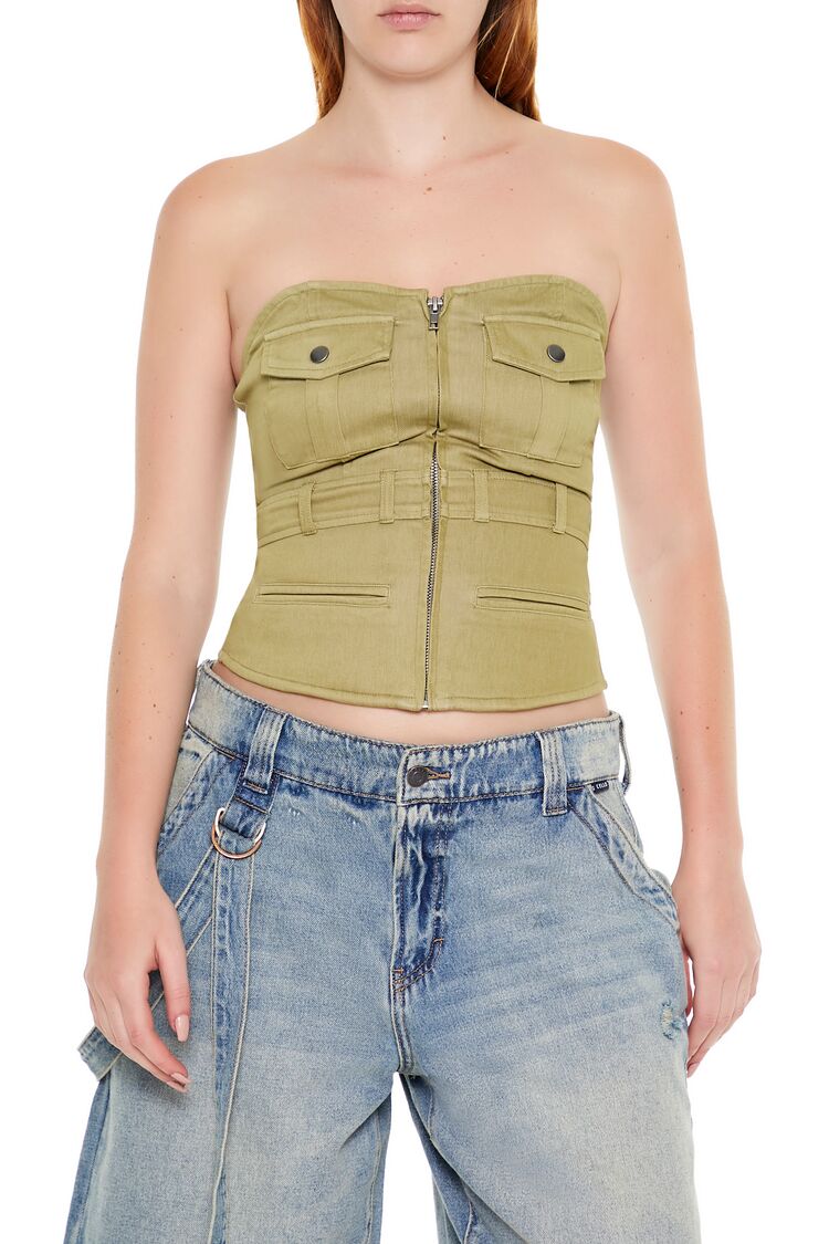 Sweetheart Tube Crop Top