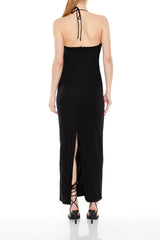 Halter Maxi Column Dress