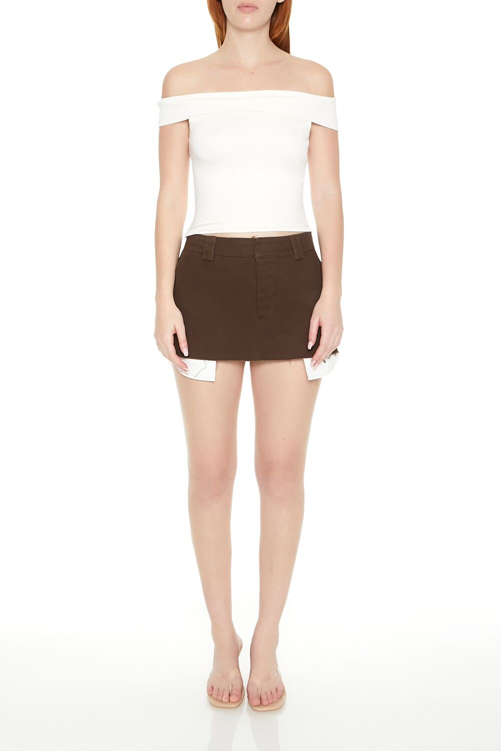 Off-the-Shoulder Fitted Top