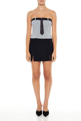 Necktie Tube Crop Top