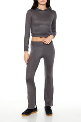 Mid-Rise Straight-Leg Pants