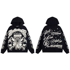 Hellstar "We Found Our Victory" Graphic Black Hoodie