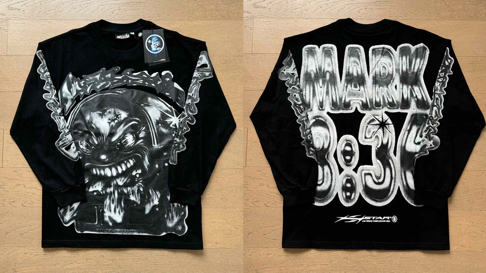 Hellstar "Marc 3:3" Graphic Long Sleeve Tee - Black