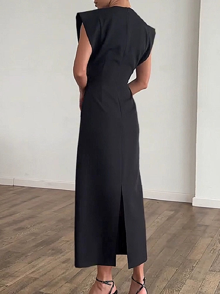 Fashion Dress欧美女士连衣裙时尚镂空收腰优雅修身长裙度假