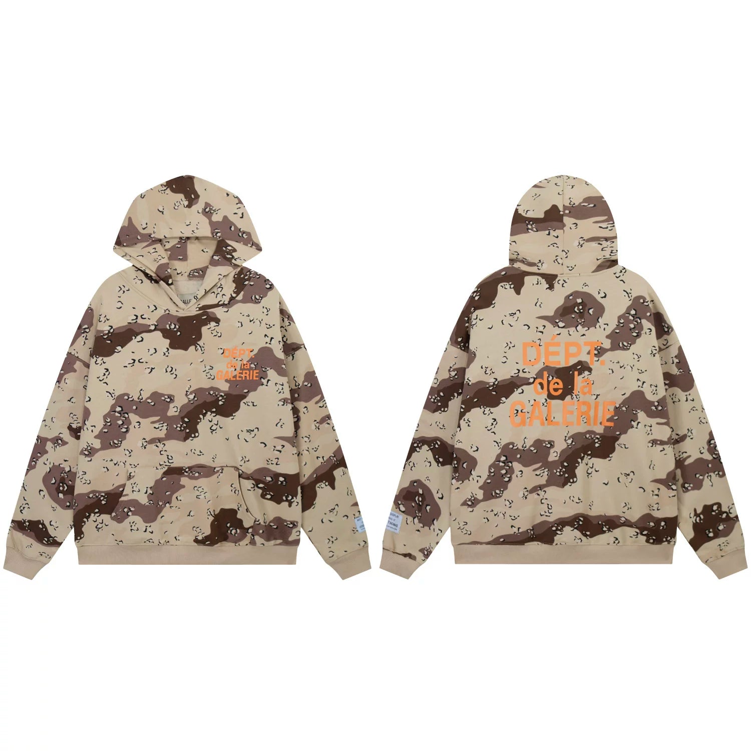 Gallery Dept. Desert Camo "Dépt. de la Galerie" Logo Hoodie