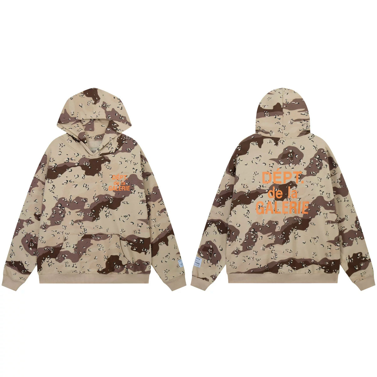 Gallery Dept. Desert Camo "Dépt. de la Galerie" Logo Hoodie