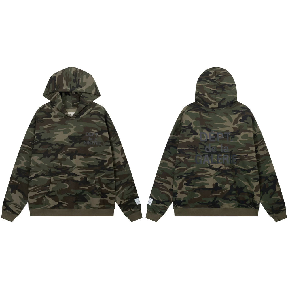 Gallery Dept. Desert Camo "Dépt. de la Galerie" Logo Hoodie