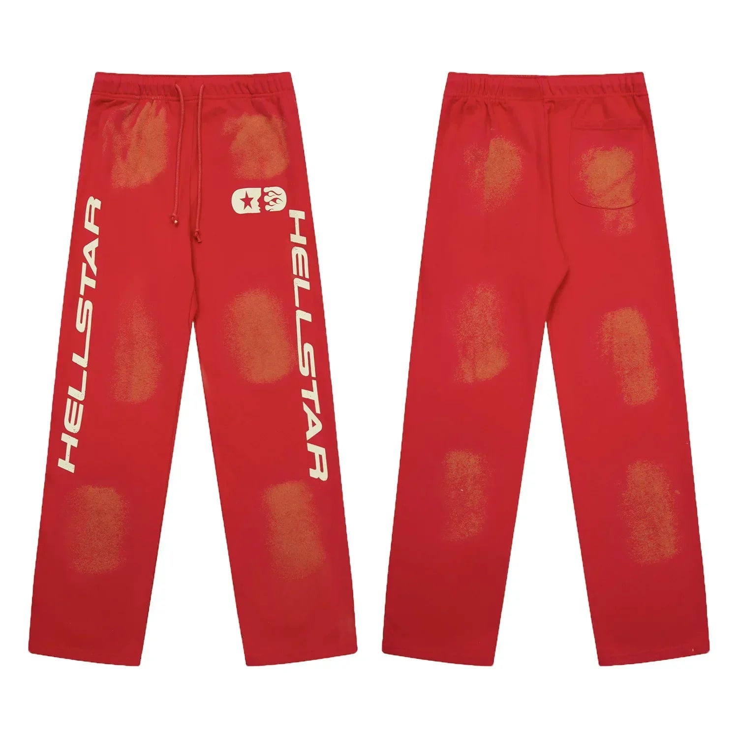 Hellstar Red Logo Fade Sweatpants