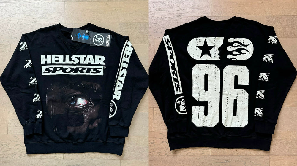 Hellstar Sports "98" Graphic Long Sleeve Tee - Black