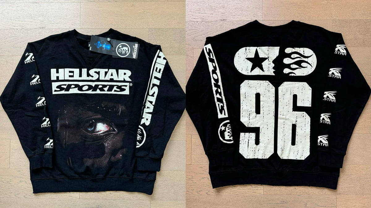 Hellstar Sports "98" Graphic Long Sleeve Tee - Black