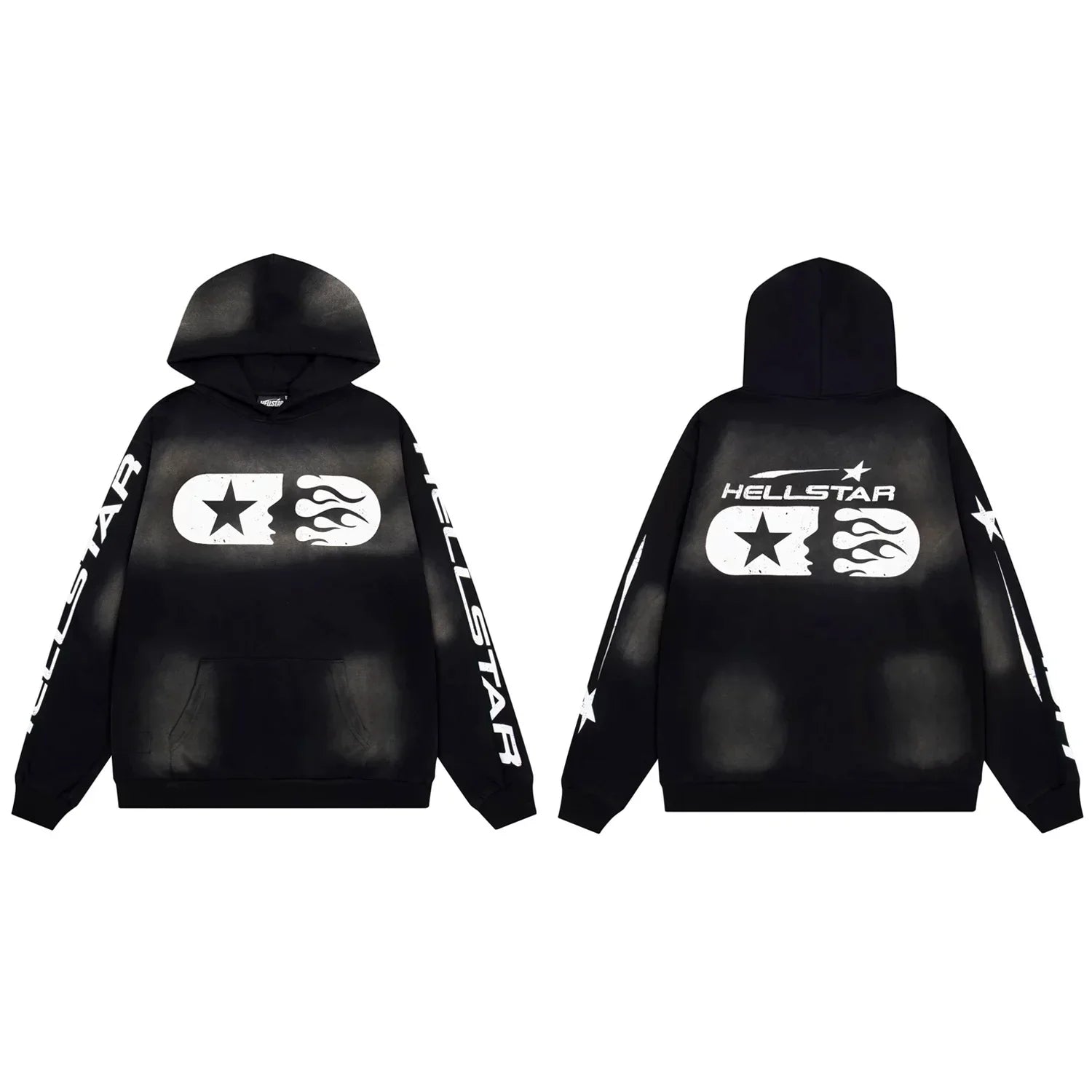 Hellstar Capsule Logo Black Hoodie
