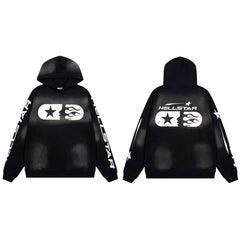 Hellstar Capsule Logo Black Hoodie