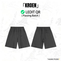 Kroen Embroidered Basic Shorts \