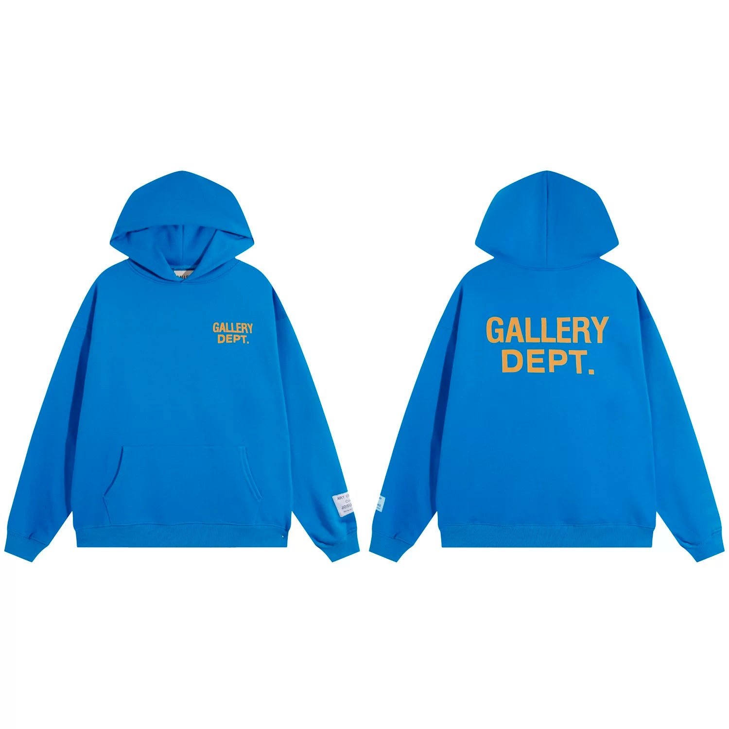 Gallery Dept. Front & Back Logo Pullover Hoodie – Royal Blue