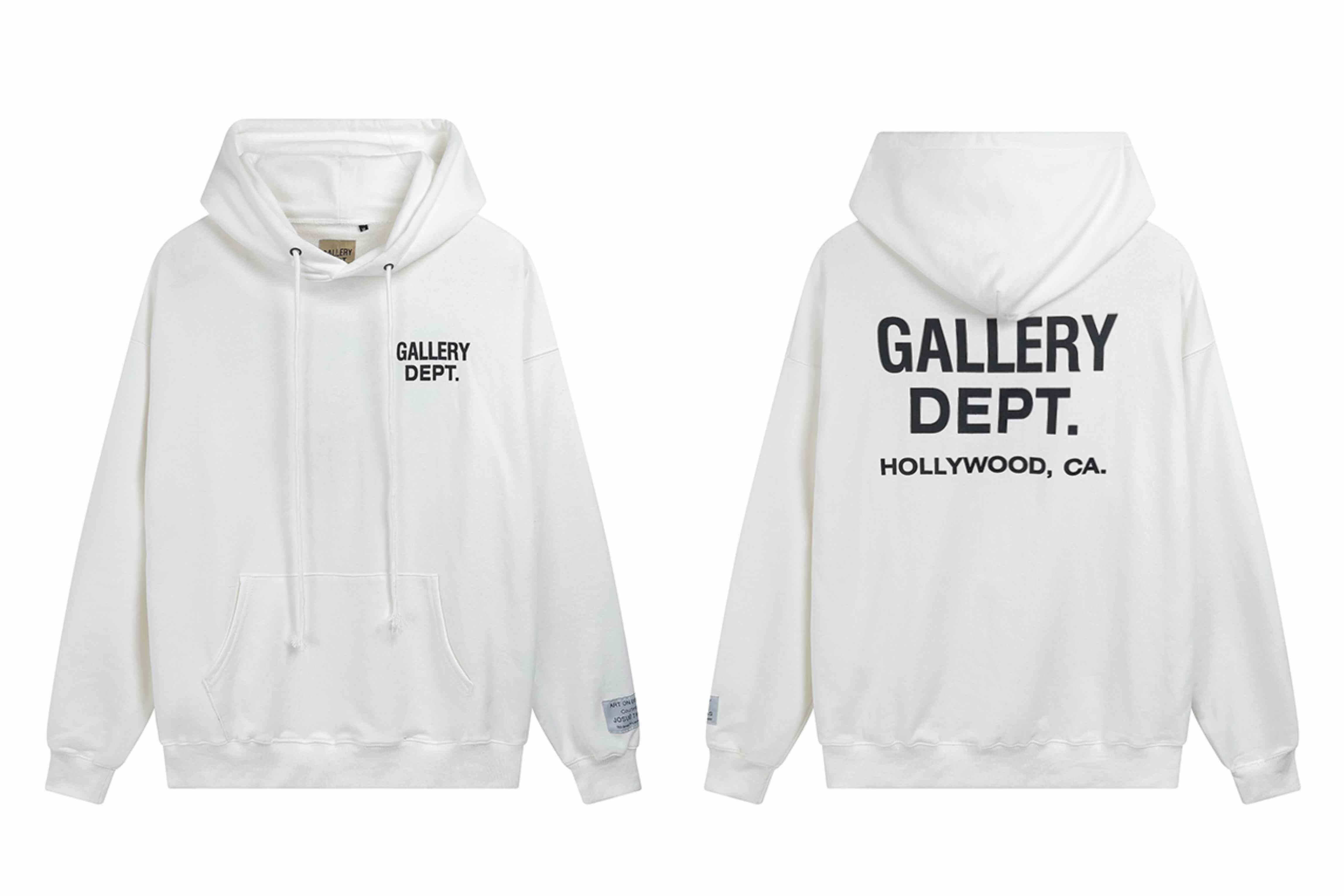 Gallery Dept. Cream Hollywood Souvenir Hoodie