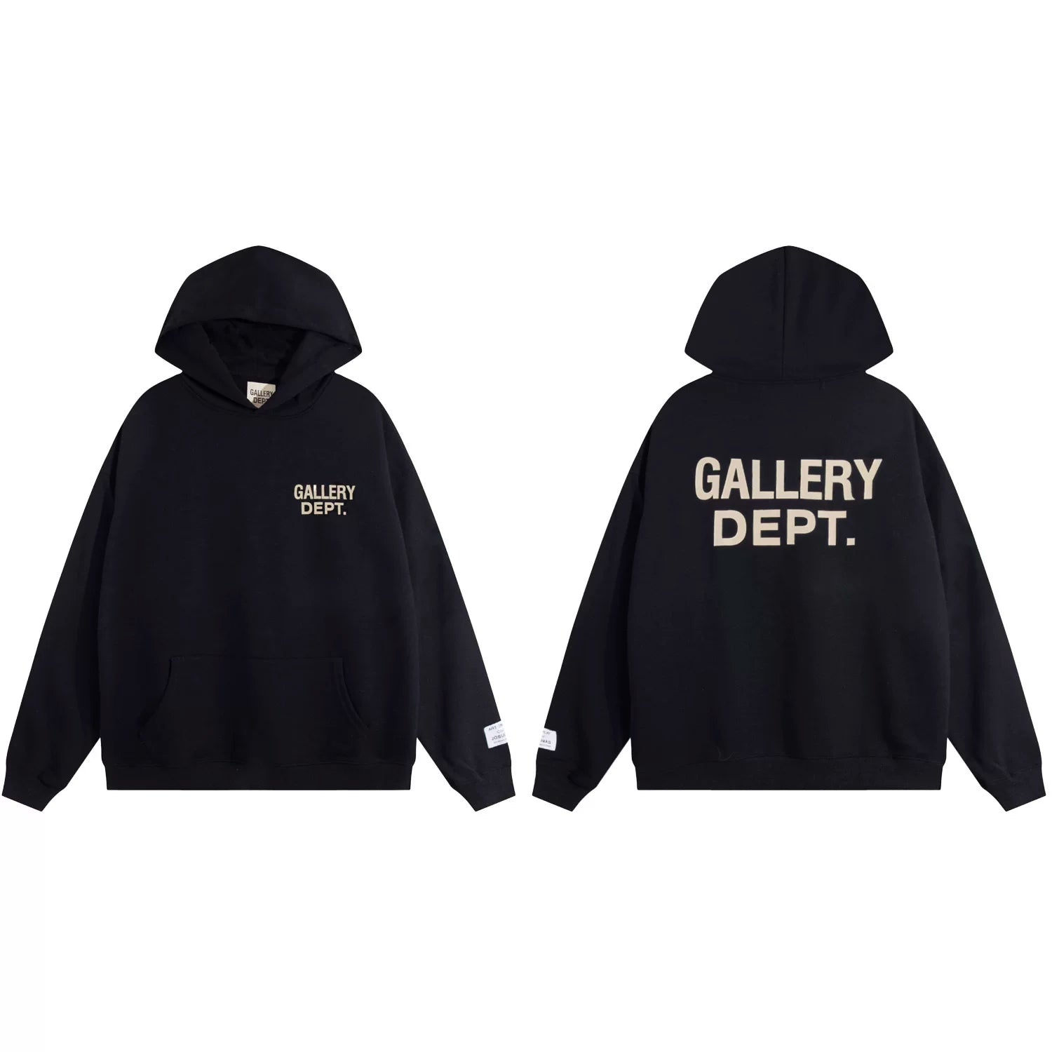 Gallery Dept. Front & Back Logo Pullover Hoodie – Light Blue